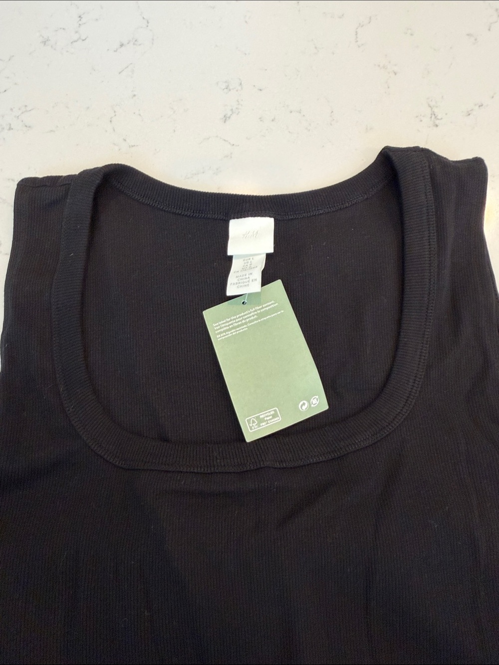 H&M Black Ribbed Tank Dress - Picture 4 of 5